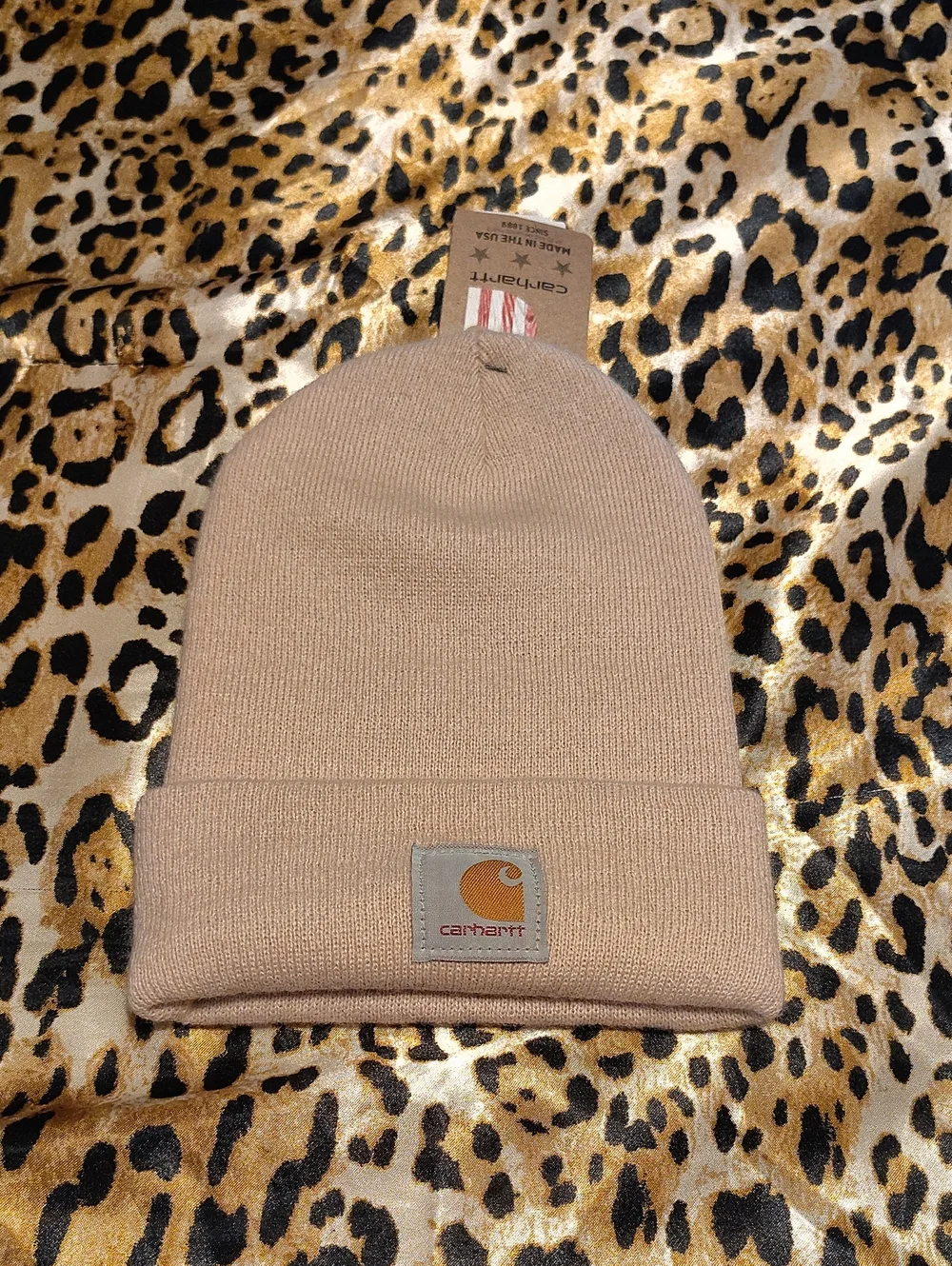 Carhartt Women's Dusty Pink Cuffed Beanie